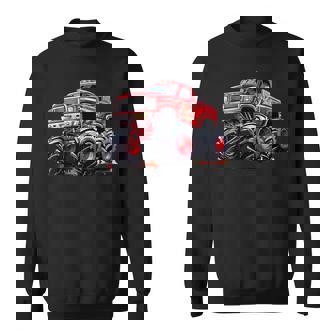 モンスタートラック 幼児用 キッズ レトロ ヴィンテージ モンスタートラック スウェットシャツ - Kawaiitshirt