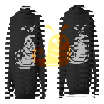 ユーモア ナメクジ 昆虫 かわいい ミニマリスト シンプル ナメクジ スウェットシャツ - Kawaiitshirt