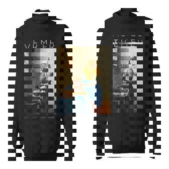 ヨハネス・フェルメール 芸術家のための芸術 ミルクメイド スウェットシャツ - Kawaiitshirt