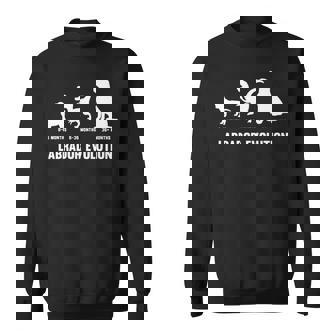 ラブラドールレトリバー エボリューションデザイン ラブラドールオーナー向け 長袖tシャツ スウェットシャツ - Kawaiitshirt