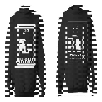 ルテニウム Ru 元素周期表 サイエンスギフト スウェットシャツ - Kawaiitshirt