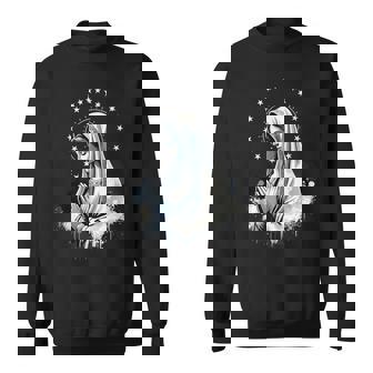 ルルドの聖母マリア 強力なシンボル 母マリア スウェットシャツ - Kawaiitshirt