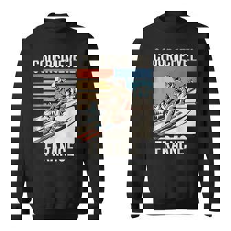 レトロ スキー クールシュベル フランス フランス スキー リゾート 楽しい スウェットシャツ - Kawaiitshirt