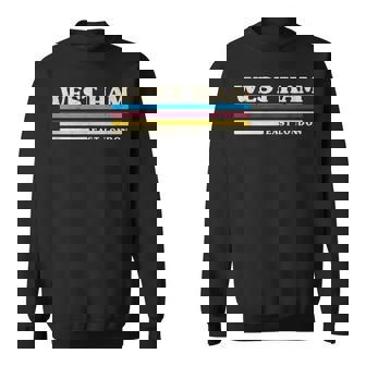 レトロストライプ ウエストハム スウェットシャツ - Kawaiitshirt