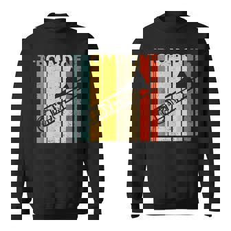 レトロトロンボーン I マーチングバンド I 吹奏楽部 I トロンボーン スウェットシャツ - Kawaiitshirt