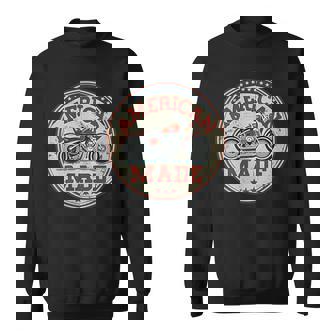 レトロヴィンテージガソリンスタンド アメリカ製 モーターバイクガレージ スウェットシャツ - Kawaiitshirt