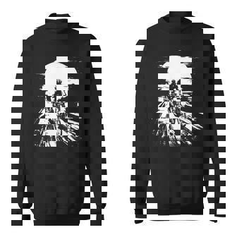 レーシング・サイクリスト、バイカー・サイクリズムを描く 長袖tシャツ スウェットシャツ - Kawaiitshirt