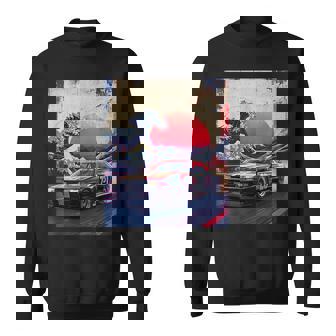 ヴィンテージ Jdm ドリフト レースカー 和波沖 神奈川 アート スウェットシャツ - Kawaiitshirt