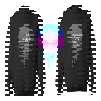 ヴィンテージ レトロ 夕日 アヌンナキ 長袖tシャツ スウェットシャツ - Kawaiitshirt