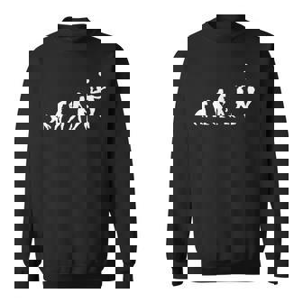 人類の進化 バレーボール バレーボール好き 趣味 おもしろ バレーボール部 ビーチバレー バレー好き スウェットシャツ - Kawaiitshirt