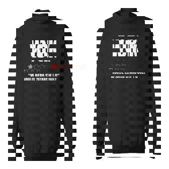 仕事で星ゼロだと1つ星評価面白い仕事が嫌いだ スウェットシャツ - Kawaiitshirt