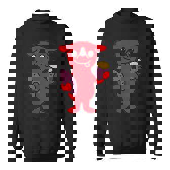 千葉県ご当地キャラとさつまいも スウェットシャツ - Kawaiitshirt