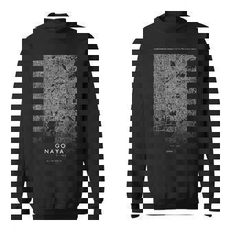 名古屋ジャパン おもしろ街のコーディネイト スカイライン 街地図 スウェットシャツ - Kawaiitshirt