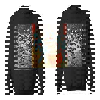 太鼓 太鼓 日本文化 日本 太鼓 音楽 楽器 スウェットシャツ - Kawaiitshirt