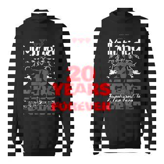 夫、妻へのギフト 結婚20年前 結婚記念日 スウェットシャツ - Kawaiitshirt