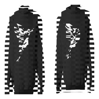 小さなシンプルなミニマリストかわいいハチドリ鳥ハチドリ スウェットシャツ - Kawaiitshirt