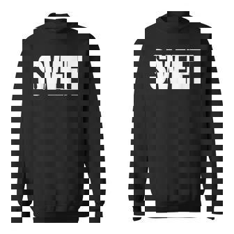 巨大な文字に甘いという言葉を込めて スウェットシャツ - Kawaiitshirt