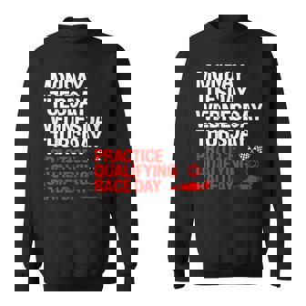 月曜 火曜 水曜 木曜 練習 予選 レース スウェットシャツ - Kawaiitshirt