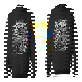 活気に満ちたトゥクトゥクタイアドベンチャー スウェットシャツ - Kawaiitshirt