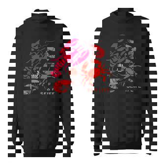 海洋生物、ロブスター、カニ、エビ、カミ、海洋、シーフード スウェットシャツ - Kawaiitshirt