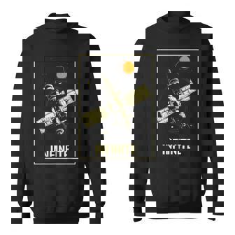 無限宇宙ステーション 衛星 宇宙 ヴィンテージ レトロ コスモス Infinitepacetationtar スウェットシャツ - Kawaiitshirt