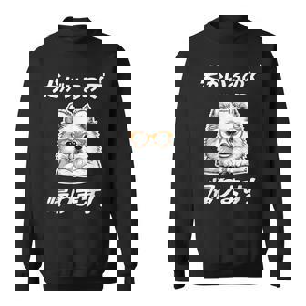 犬がいるので帰る ポメラニアン グッズ 犬好き おもしろ 面白い ネタ 笑える スウェットシャツ - Kawaiitshirt