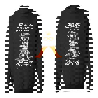 犬のために働いてます パピヨン グッズ 犬 おもしろ 面白い ネタ 笑える かわいい スウェットシャツ - Kawaiitshirt