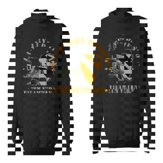 第1空騎兵師団 ベトナム 退役軍人 Uh1 ガンシップパパ 長袖tシャツ スウェットシャツ - Kawaiitshirt