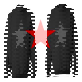 複数の色の赤い星 長袖tシャツ スウェットシャツ - Kawaiitshirt