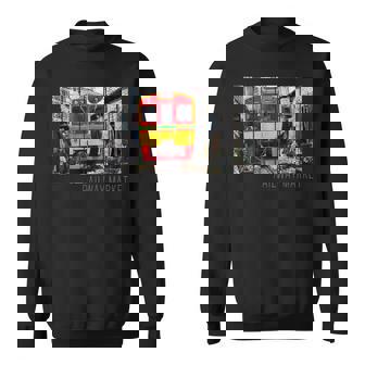 鉄道市場メークロン ヴィンテージ タイ レトロな列車 スウェットシャツ - Kawaiitshirt