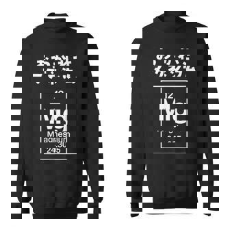 面白いtシャツ マグネシウム 周期表 化学 ネタ 服 おもしろ 元素 メンズ ネタ 科学 理系 ダジャレ スウェットシャツ - Kawaiitshirt