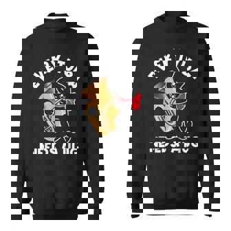 面白いチューバプレーヤー スウェットシャツ - Kawaiitshirt