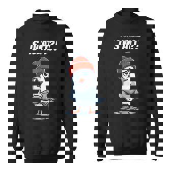 面白い北海のカモメはワット低ドイツ語オストフリースラントと言っています。 スウェットシャツ - Kawaiitshirt