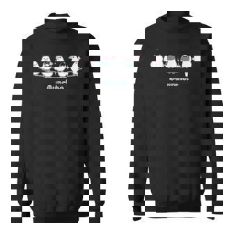 （新デザイン）シロブンチョウ & サクラブンチョウ『なかまたち』白文鳥 桜文鳥【どうぶつフレンズ】かわいい スウェットシャツ - Kawaiitshirt