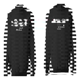 （旧デザイン）シロブンチョウ & サクラブンチョウ さん『なかまたち』白文鳥 桜文鳥【どうぶつフレンズ】動物 スウェットシャツ - Kawaiitshirt