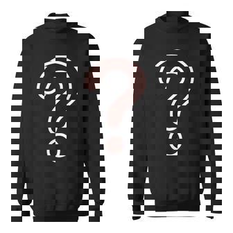 ？ はてなマーク クエスチョン マーク（疑問 謎 不思議）【変なデザイン屋さん】文字 面白い スウェットシャツ - Kawaiitshirt