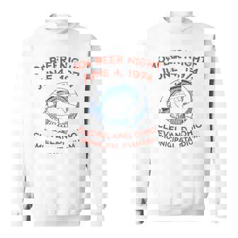 10 Cent Beer Night Cleveland Stadium 1974 Vintage Sweatshirt | Seseable FR