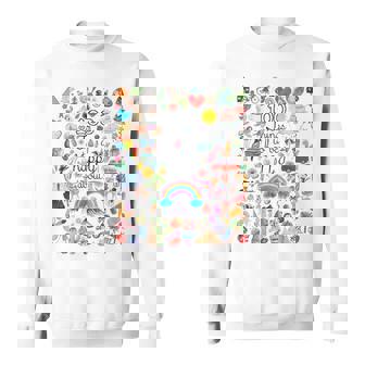 100 Things To Be Happy About Fun Candy Nature Graphic Sweatshirt - Thegiftio