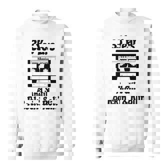 35th Wedding Anniversary 35 Years Cassette Tape Music Adults Sweatshirt Unisex | Mazezy