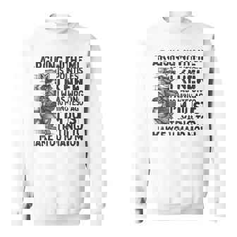 Arguing With Me Is Pointless Raccoon Sarcastic Meme Sweatshirt | Seseable FR