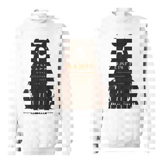 Banff National Park Alberta Canada Retro Vintage Bear Sweatshirt | Mazezy