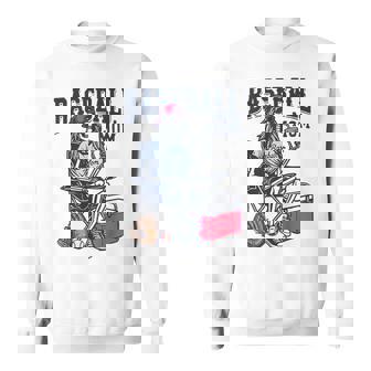 Baseball Mom Skeleton Halloween Baseball Game Day Mother Day Sweatshirt | Seseable FR