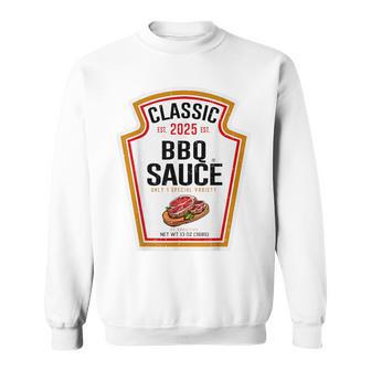 Bbq Sauce Condiment Diy Halloween Costume Matching Group Sweatshirt - Thegiftio