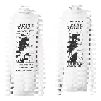 Become Ungovernable Cat Meme Rebel Sweatshirt | Seseable FR