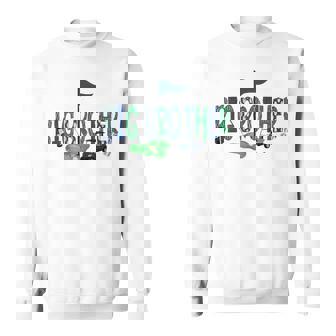 Big Brother Of The Birthday Boy Hole In One Golf Matching Sweatshirt - Monsterry