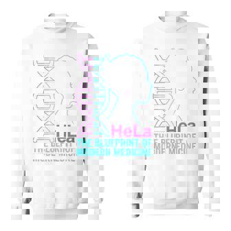 Black History 2026 Science Hela Cells Biology Dna Research Sweatshirt - Thegiftio