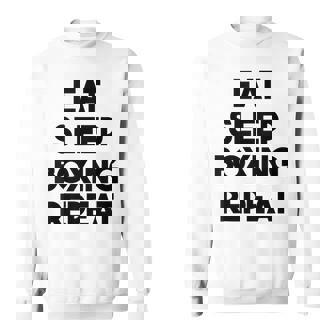 Boxeo Divertido Comer Dormir Boxeo Repetir In Mangas Camisa de entrenamiento - Regaloses