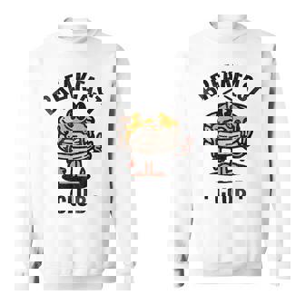 Breakfast Club Retro Vintage Pancake Trendy Aesthetic Brunch Sweatshirt - Thegiftio