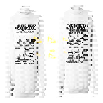 Ce Que Je Fais Pendant Mon Temps Libre Pelleteuse Drôle Sweater e - Cadeauxyz