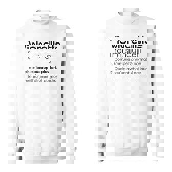 Celloliste Définition De L'humour Duioloncelle Sweater e - Cadeauxyz